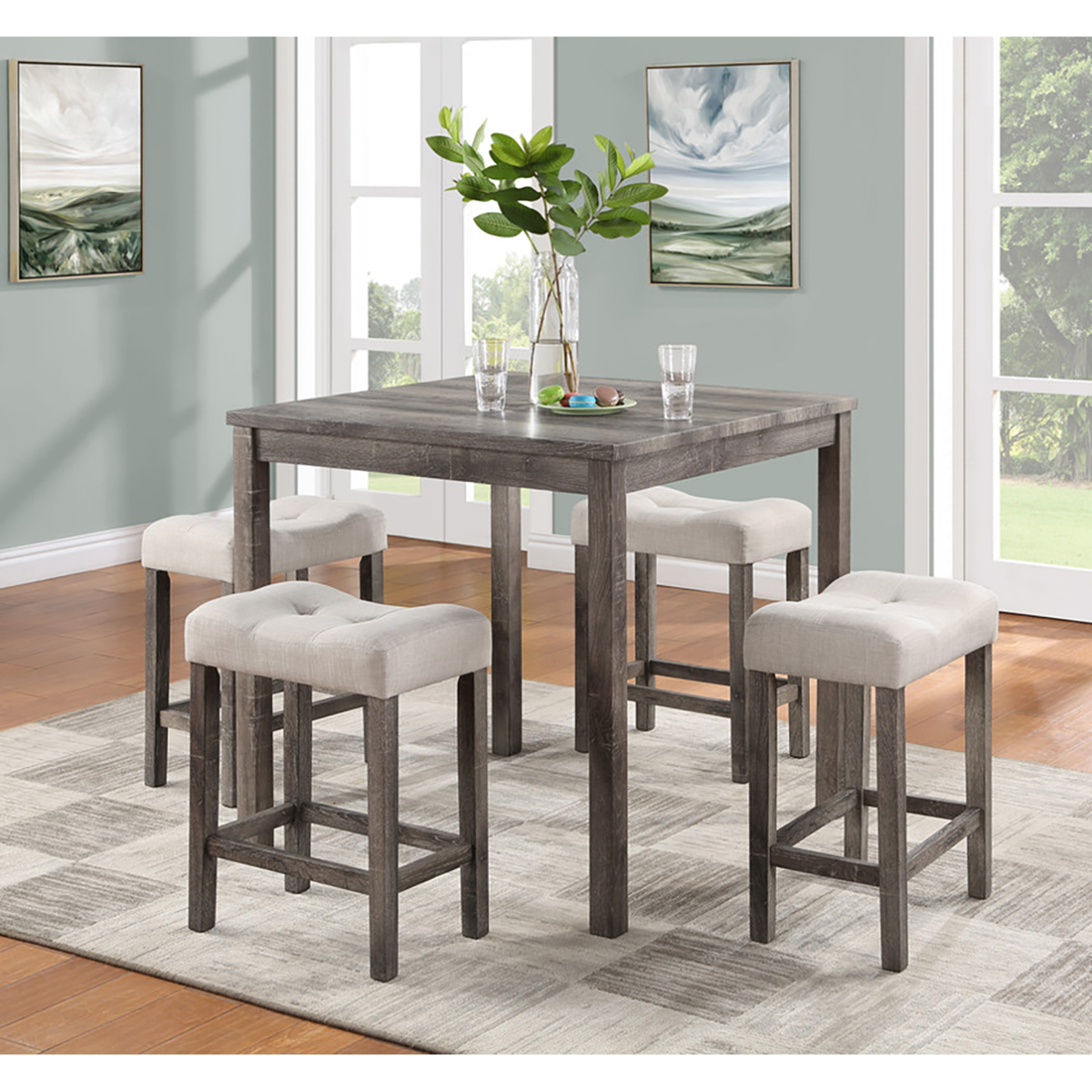 Grey pub online table